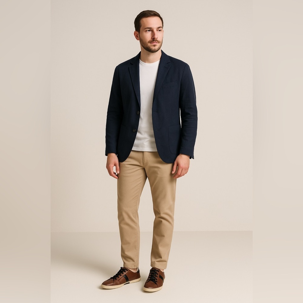 Osklen Men’s Brown Leather Sneakers Casual Low Top Lace Up Shoes Size 12 EU 46